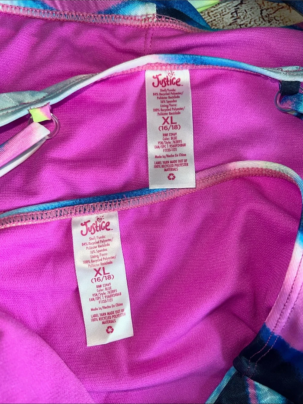 Girls Justice High-Waist Bikini